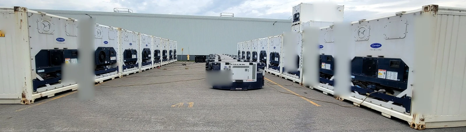 Carrier refrigerated containers — equipment from Primex project work