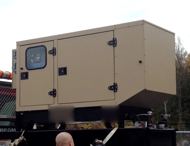 SDMO generator modifications — equipment and installation detail