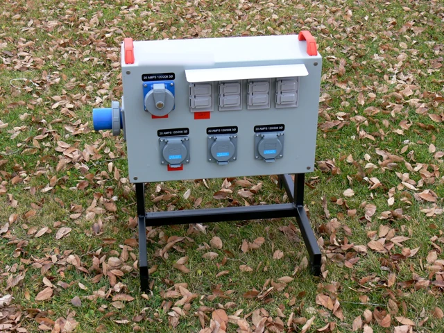 Red Cross hospital electrical installation — equipment and installation detail
